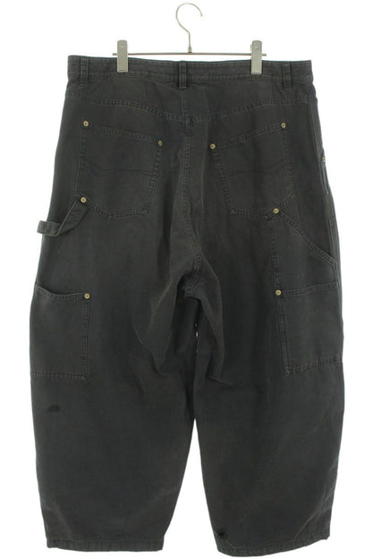 BALENCIAGA Double Knee Painter Denim Pants Black Size 32