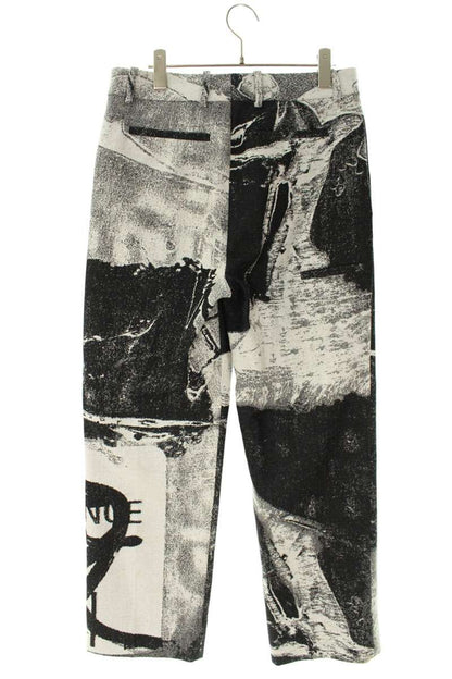 Off-White Long Pants Black x White Size 44