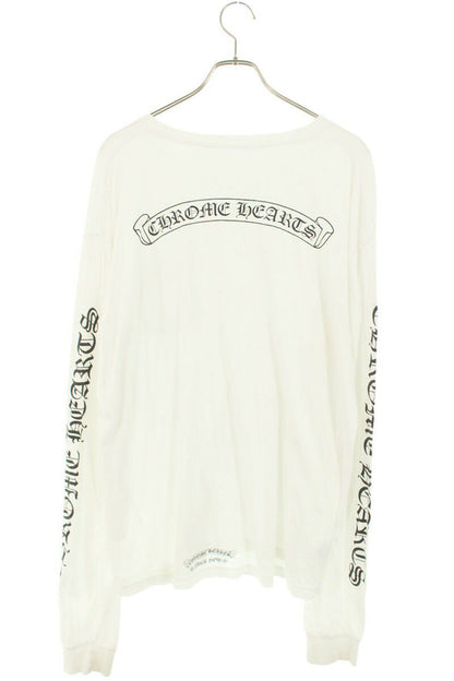 Chrome Hearts Arch Logo Long Sleeve Tee White Size XL