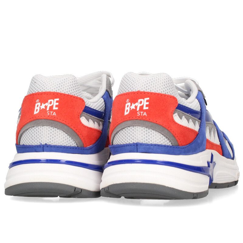 Bape SHARK STA Sneakers Blue x White Size 27cm