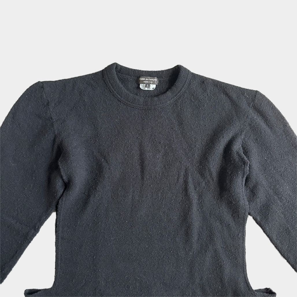 COMME DES GARCONS HOMME PLUS 22AW Sweater Black Size S
