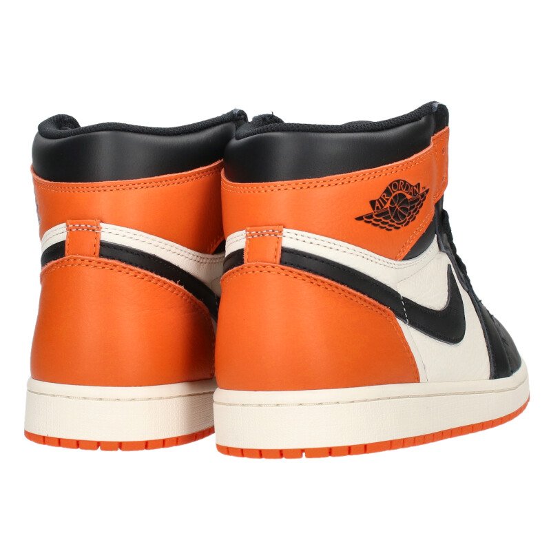 Nike Sneakers Orange x Black x White Size 28cm