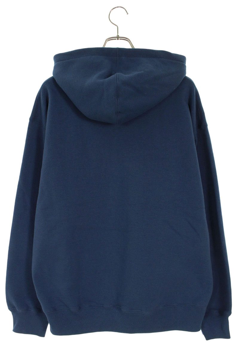 Supreme 25SS Small Box Hooded Sweatshirt Blue Size L