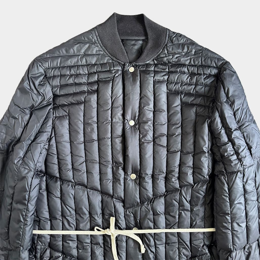 RICK OWENS 21AW Down Coat Black Size 48