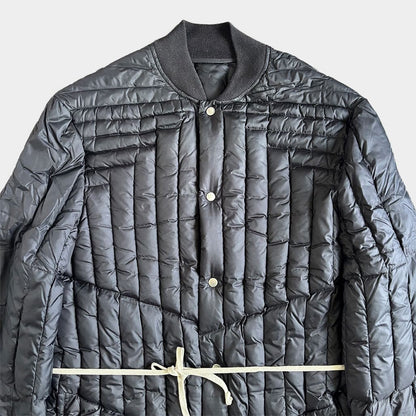 RICK OWENS 21AW Down Coat Black Size 48