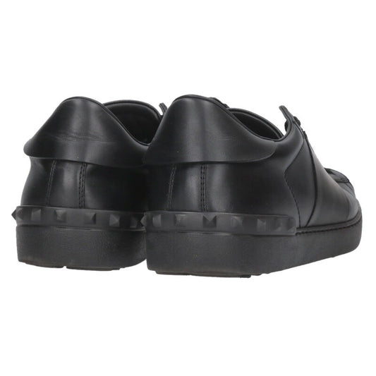 Valentino Leather Sneakers Black Size 43