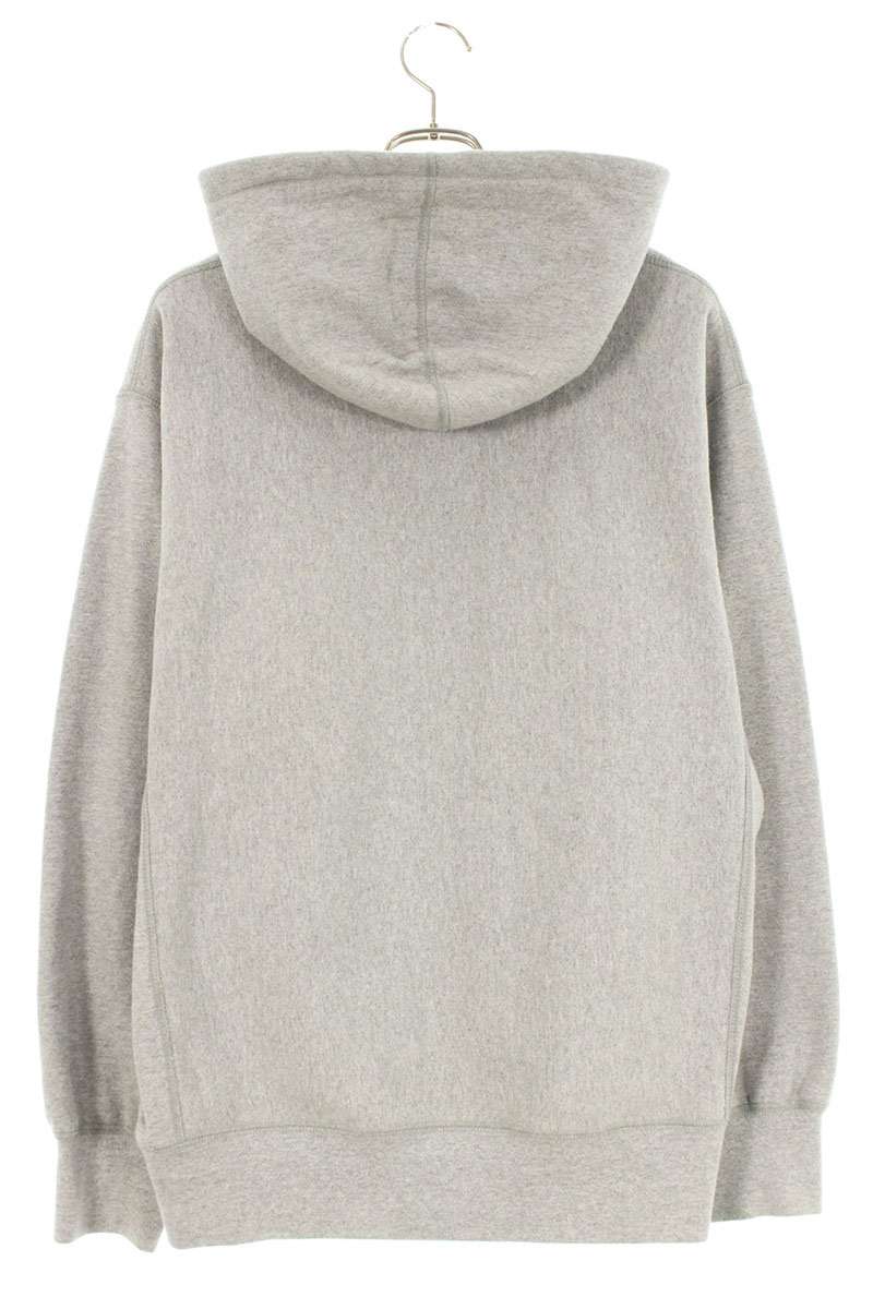 Supreme 20AW Cross Box Logo Hooded Sweatshirt Gray Size M