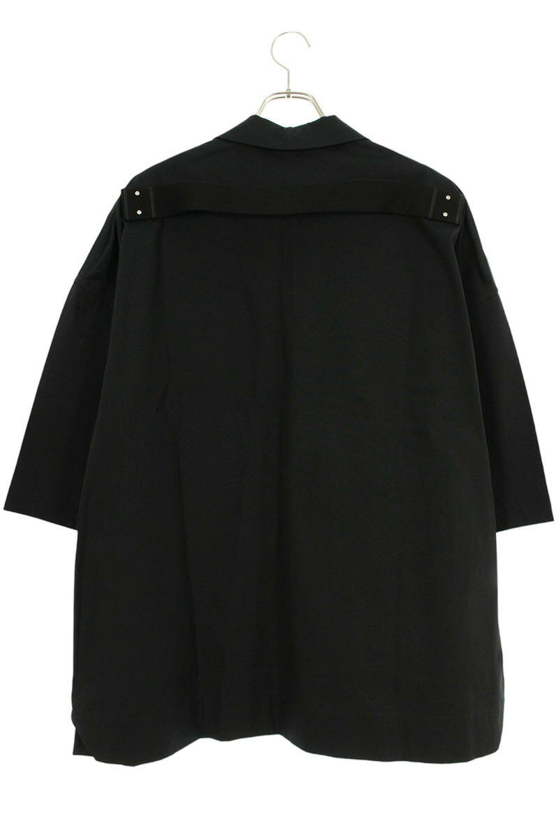Rick Owens 25SS TE Short Sleeve Shirt Black Size 52
