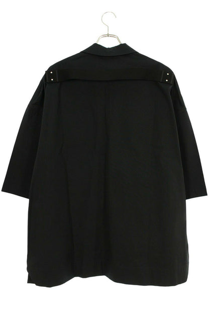 Rick Owens 25SS TE Short Sleeve Shirt Black Size 52