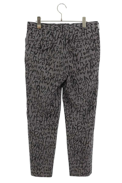 Comme des Garcons AD2023 All-Over Print Long Pants Gray x Black Size S