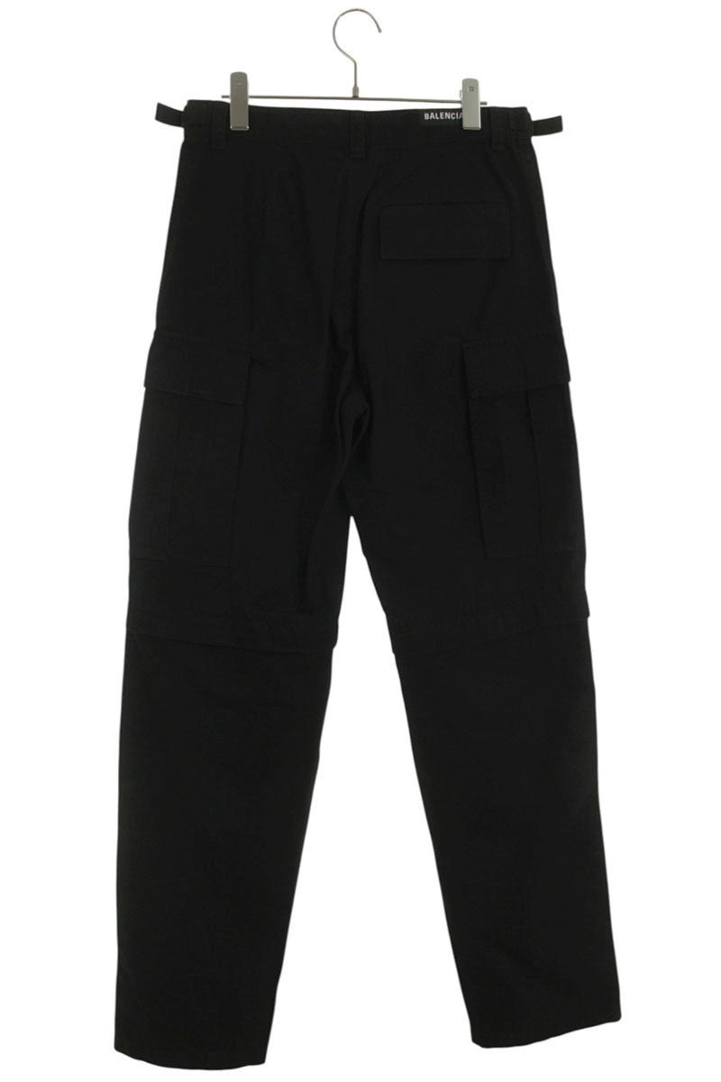 Balenciaga 22AW Cargo Long Pants Black Size XXS