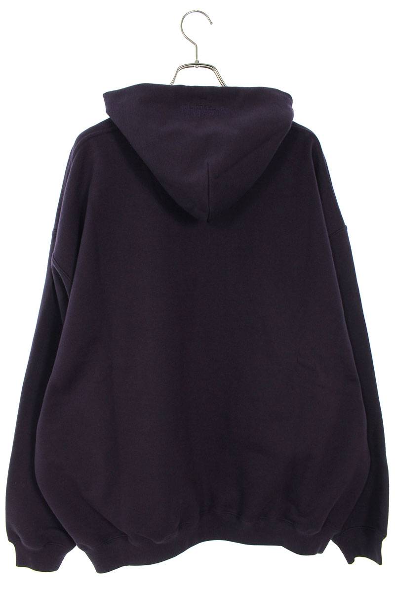 Vetements 23AW PURPLE PARIS Logo Print Hoodie Purple Size XS