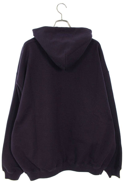 Vetements 23AW PURPLE PARIS Logo Print Hoodie Purple Size XS