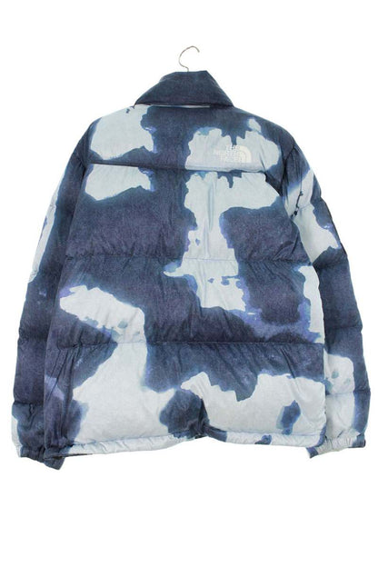 Supreme x The North Face 21AW Bleached Denim Print Nuptse Jacket Size L