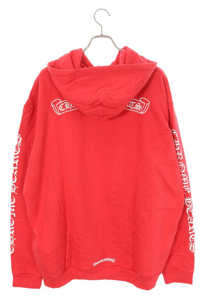 Chrome Hearts SWTSHRT PLVR Print Pullover Hoodie Red Size XXL