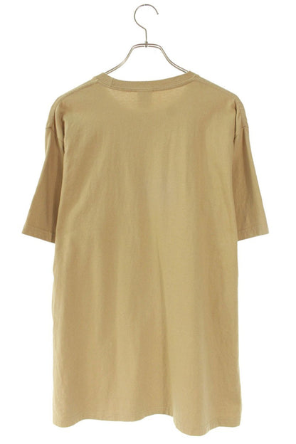Supreme 25AW Box Logo Stick Tee Front Print T-Shirt Brown Size L