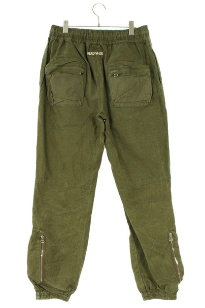 READYMADE Cotton Long Pants Green US 30