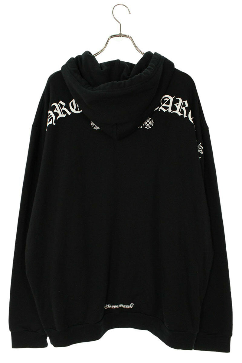 Chrome Hearts SWTSHRT PLVR Logo Print Hoodie Black Size XXL
