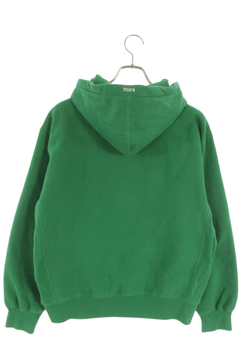 Supreme 24AW Box Logo Hooded Sweatshirt Green Size S