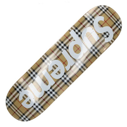 Supreme x Burberry 22SS Logo print skateboard Multi One Size