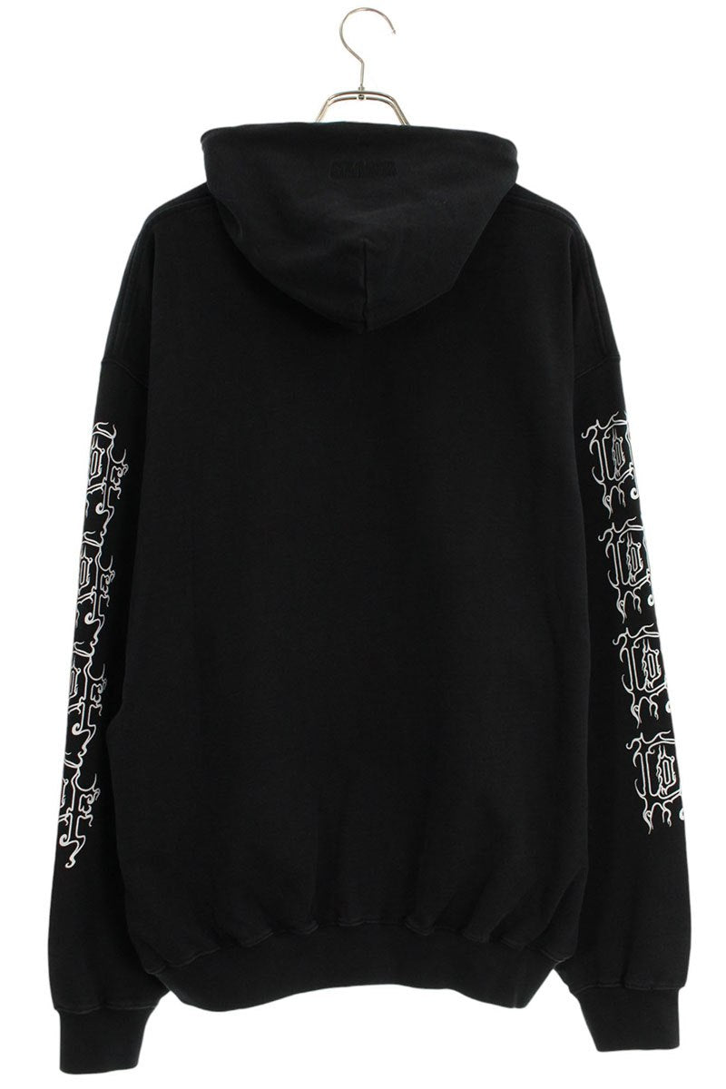 Vetements 25AW COF LOGO OVERSIZED Pullover Hoodie Black Size XS