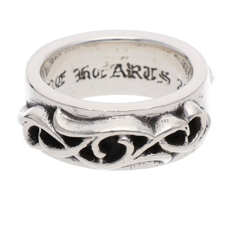 Chrome Hearts DBL NARROW VINE BAND Ring Silver Size 12号 (Silver 14.11g)
