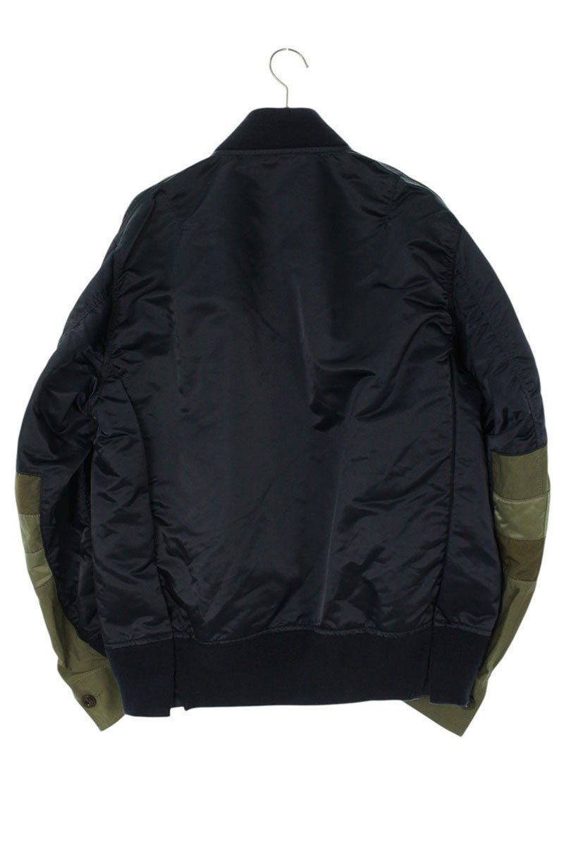 Sacai 21SS MA-1 Blouson Blue x Green Size L
