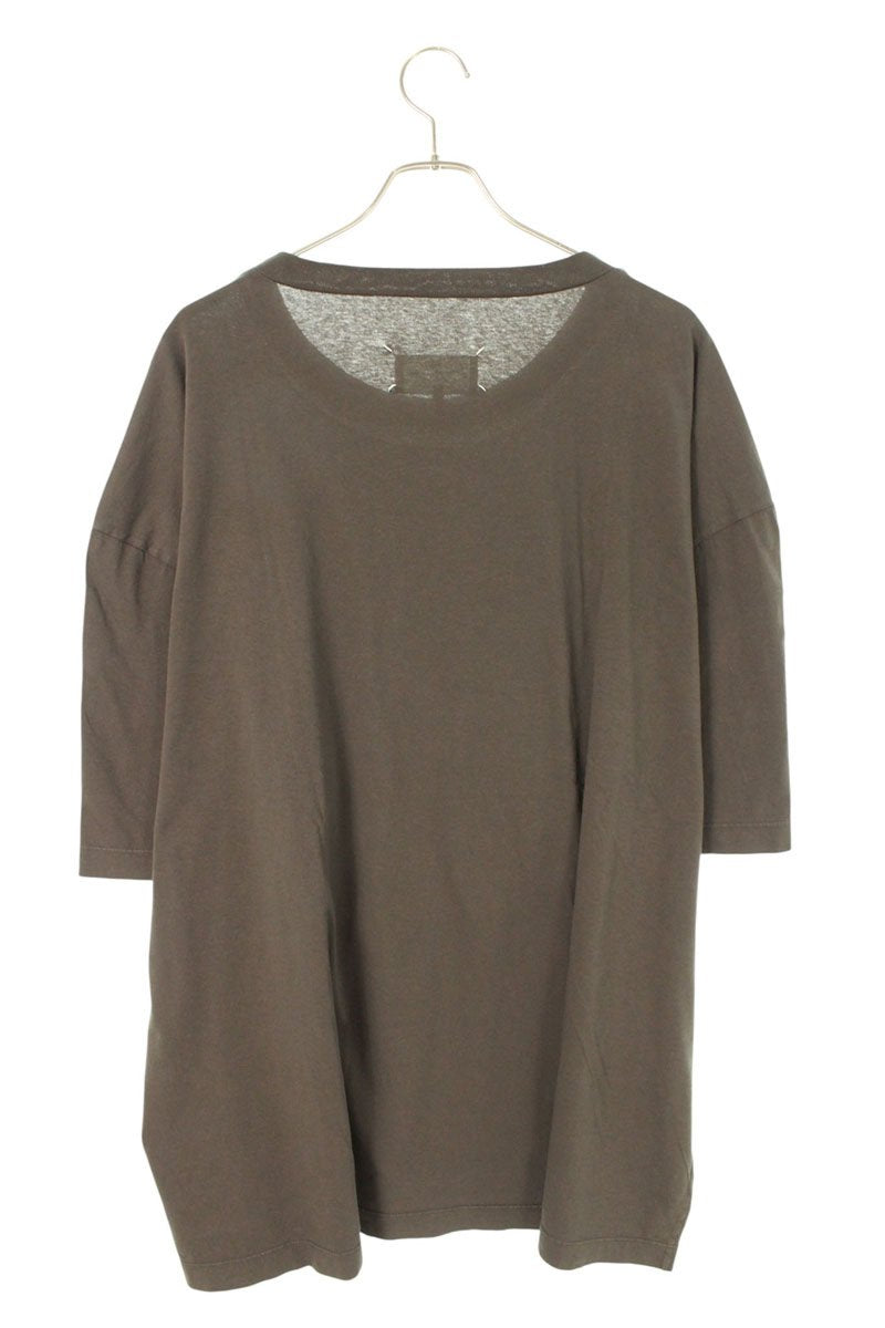 Maison Margiela 25AW Calendar Logo Print T-Shirt Brown Size XL