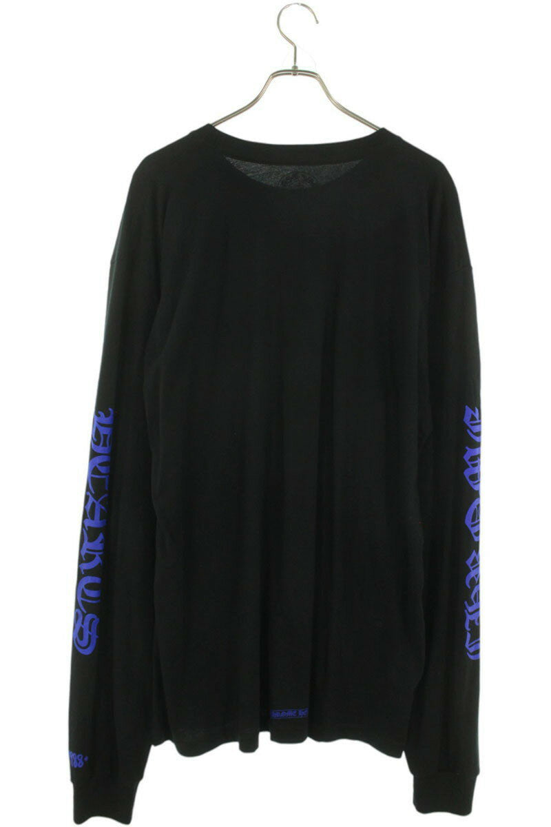 Chrome Hearts Online Exclusive Long Sleeve Tee Black/Blue Size XXL