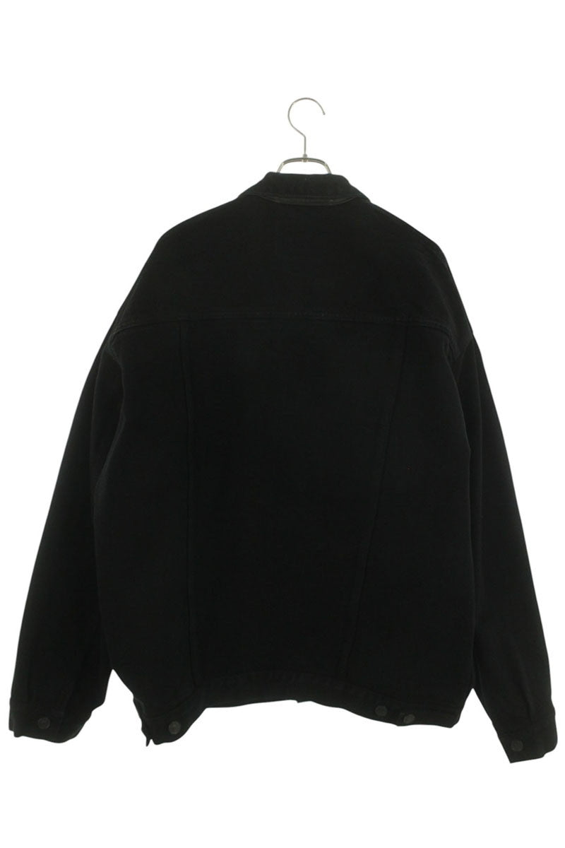 Balenciaga 23SS Oversized Denim Jacket Black Size S