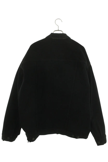 Balenciaga 23SS Oversized Denim Jacket Black Size S