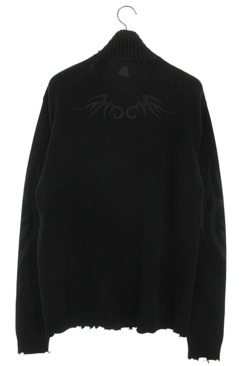 BALENCIAGA 24AW Y2K Zip-Up Cardigan Black Size S