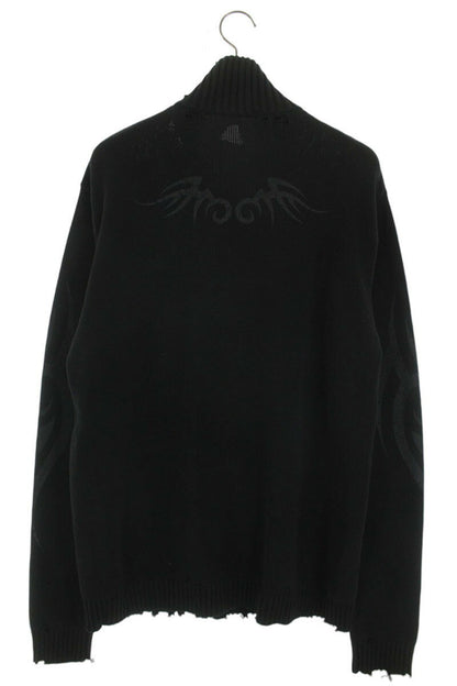 BALENCIAGA 24AW Y2K Zip-Up Cardigan Black Size S