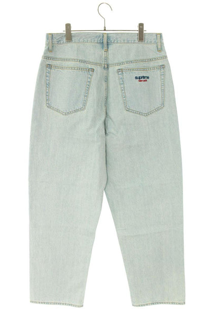 Vintage Supreme Bottoms - SUPREME 25AW BAGGY JEAN Well-Washed Denim Pants Blue Size 30 - Authentic Archive
