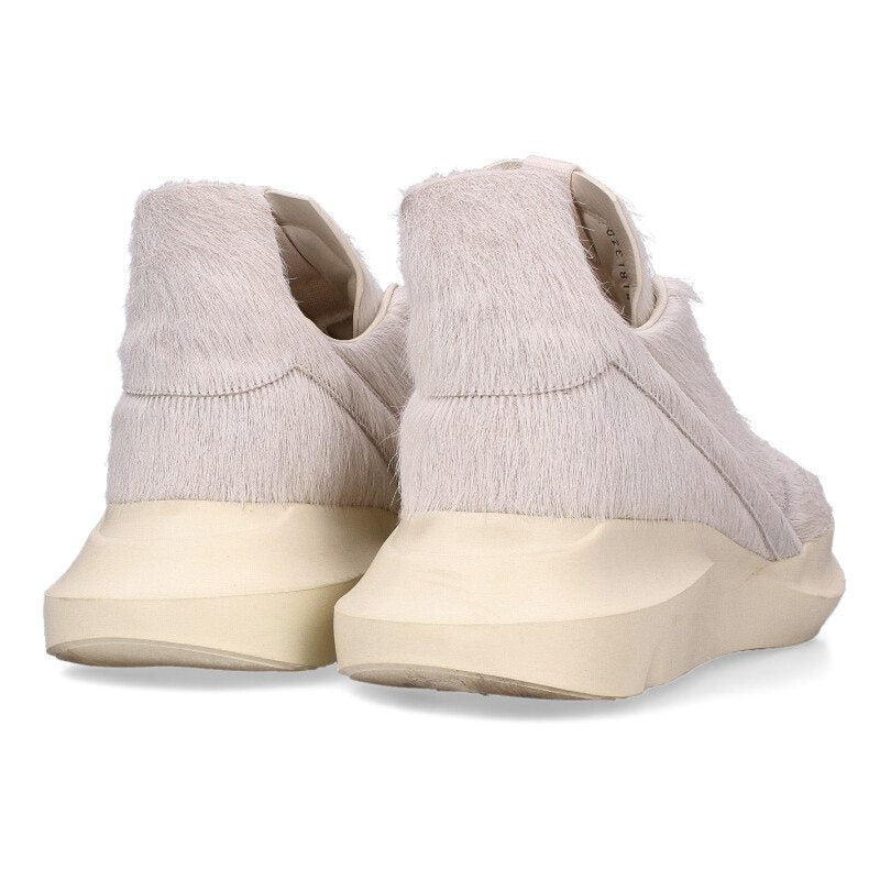 Rick Owens FUR GETH RUNNER Sneakers White Size 42
