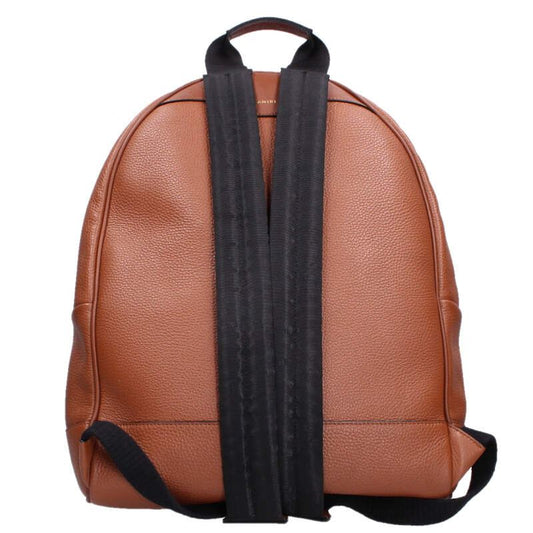 Amiri Leather Backpack Brown One Size