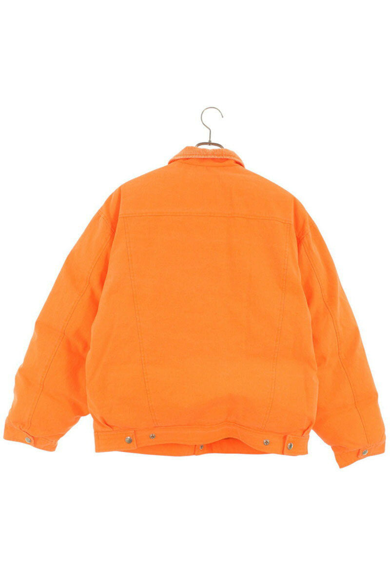 Supreme Canvas Down Trucer Jacket Orange Size L