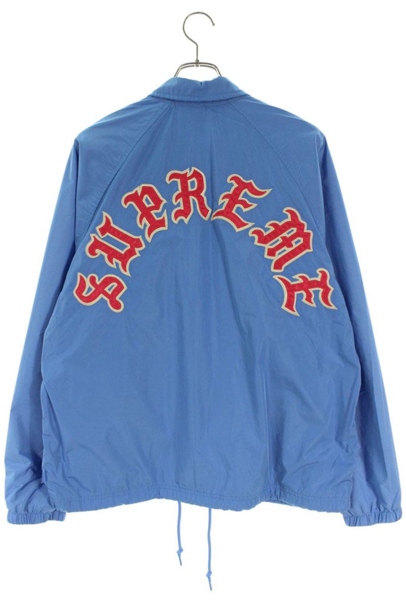 Supreme 25AW Old English Arc Coaches Jacket Lighit Blue Size M