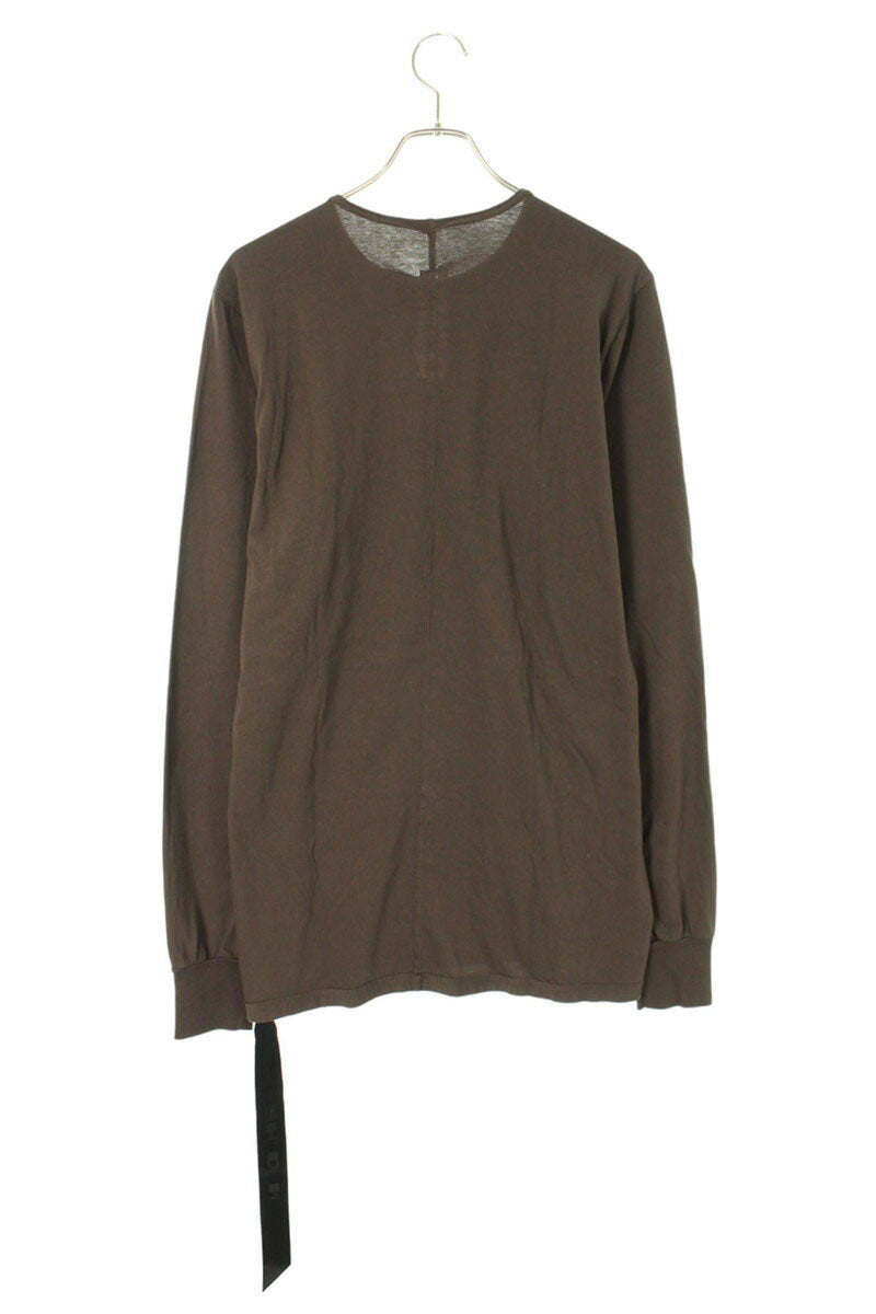 DRKSHDW 25AW Logo Print Long Sleeve T-Shirt Brown Size L