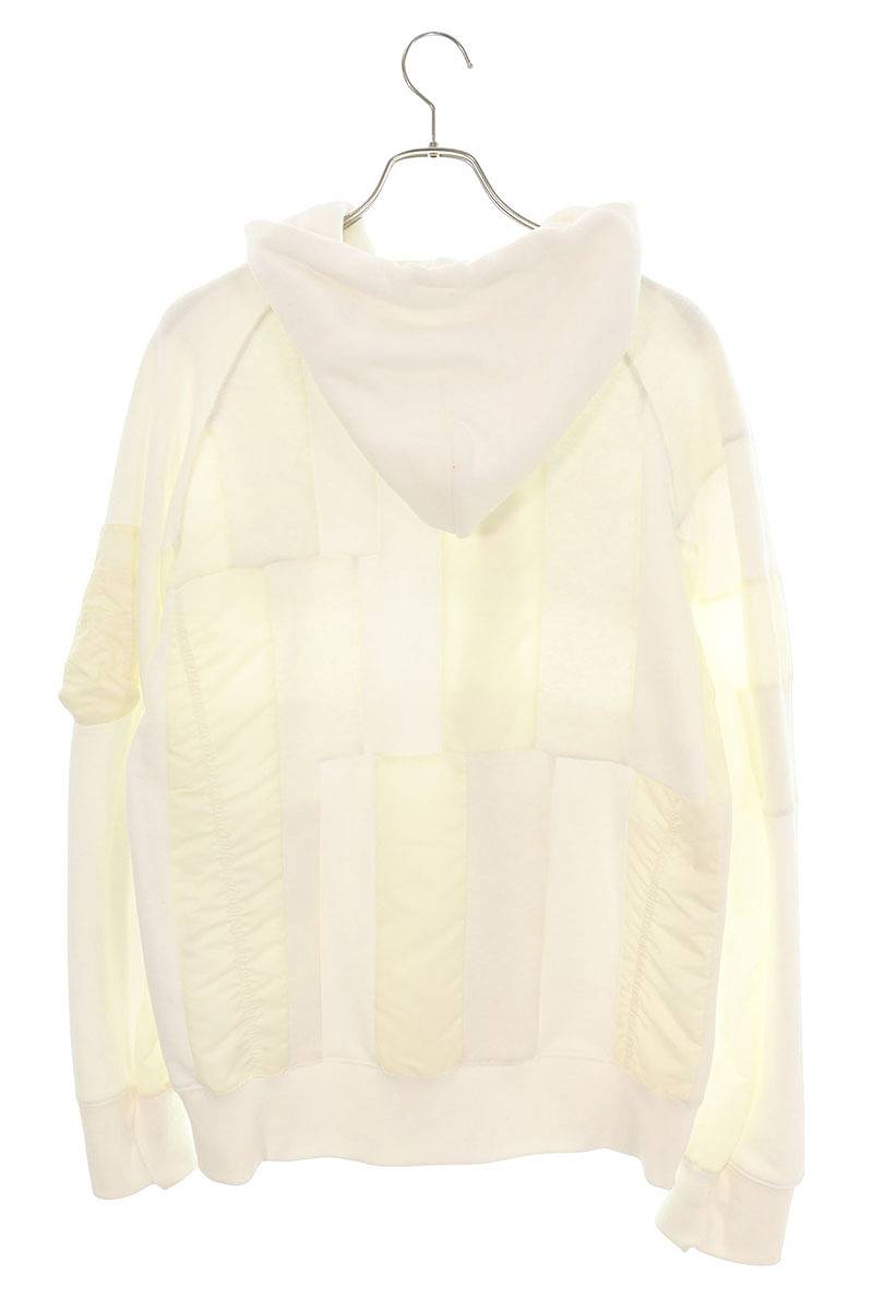 Sacai Zip Up Hoodie White Size 2