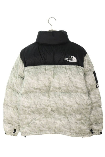 Supreme x The North Face 19AW Paper Print Nuptse Jacket Size S
