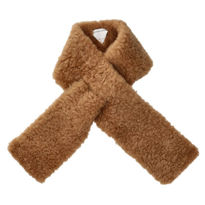 Bottega Veneta Wool Fur Scarf Beige One Size