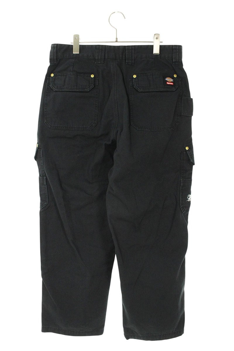 Supreme x Dickies 23AW Flannel Lined Cargo Pant Long Pants Black Size 32
