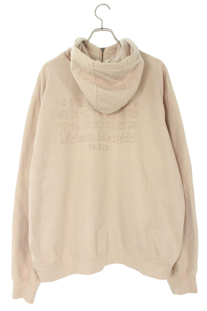 Maison Margiela 24AW embroidery Logo Hoodie Beige Size XS
