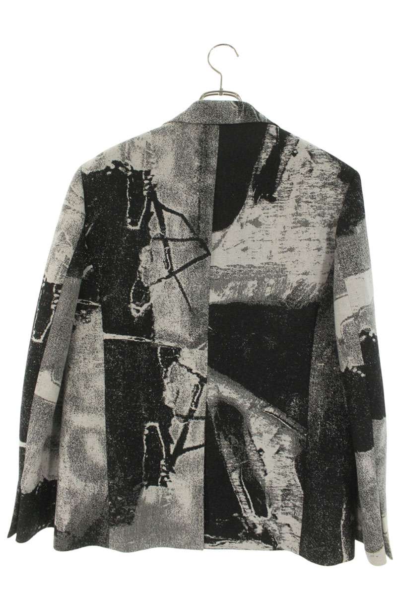 Off-White Tailored Jacket Black x White Size 48