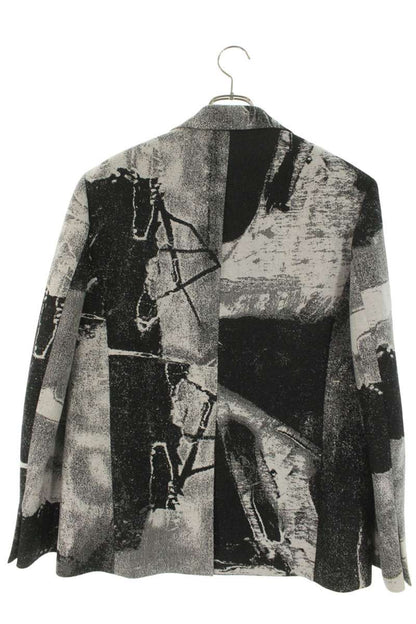Off-White Tailored Jacket Black x White Size 48
