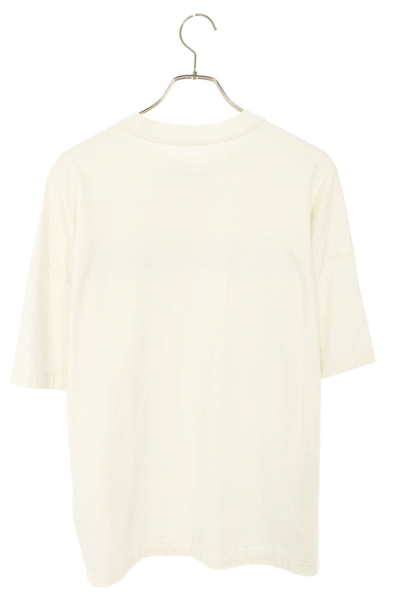 Jil Sander Logo Print T-Shirt White Size M