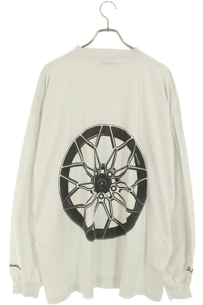 Balenciaga 25AW Logo Print Long Sleeve T-Shirt Gray Size 4