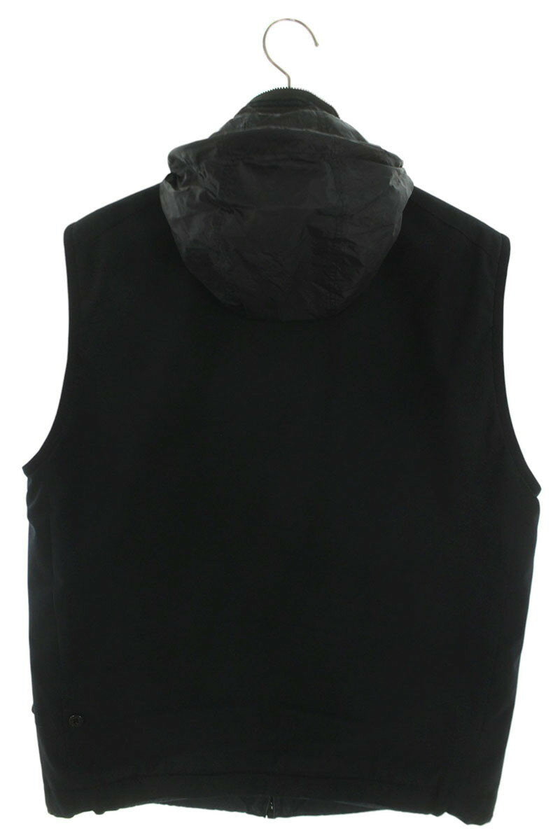 STONEISLAND Zip-Up Vest Black Size L