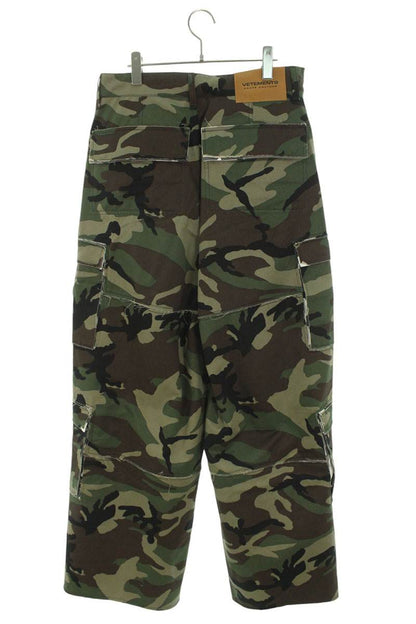 Vetements 24AW Camo Cargo Long Pants Green Size S
